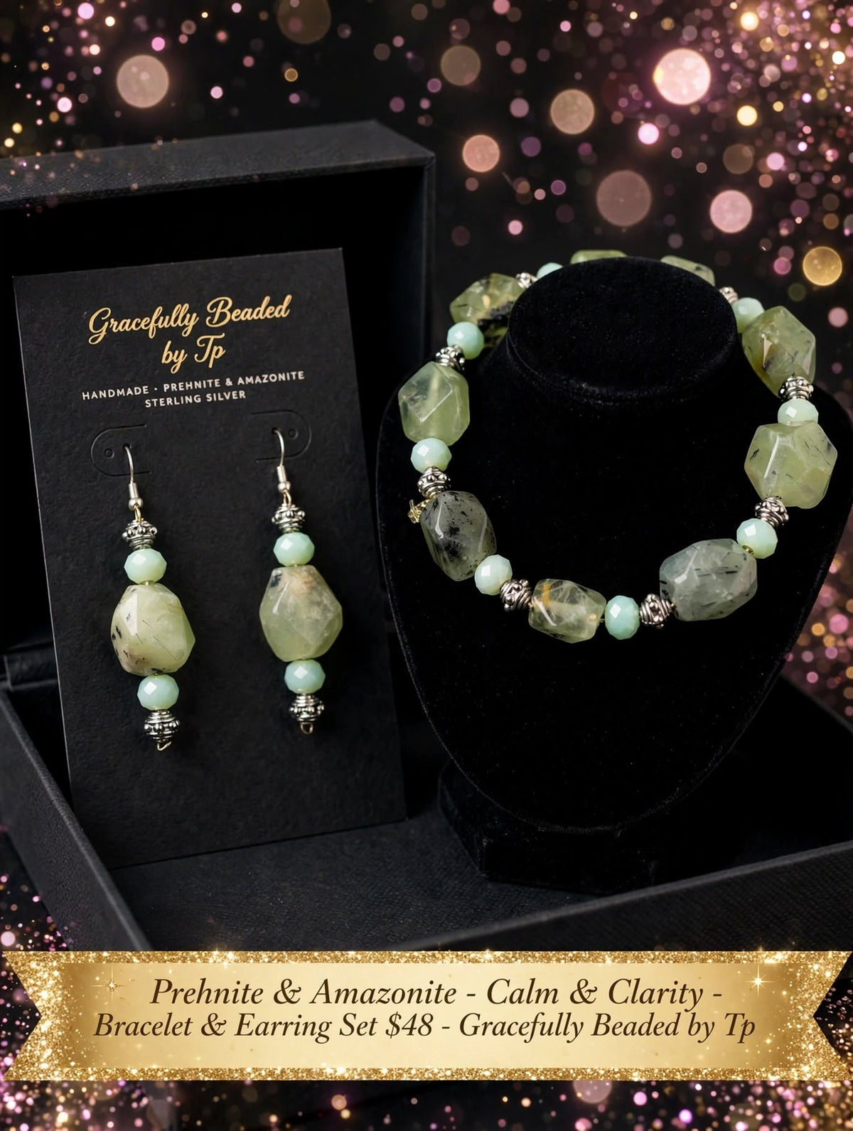 Prehnite 2 piece set
