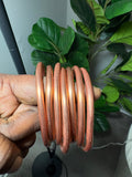 Thick pure copper bangles
