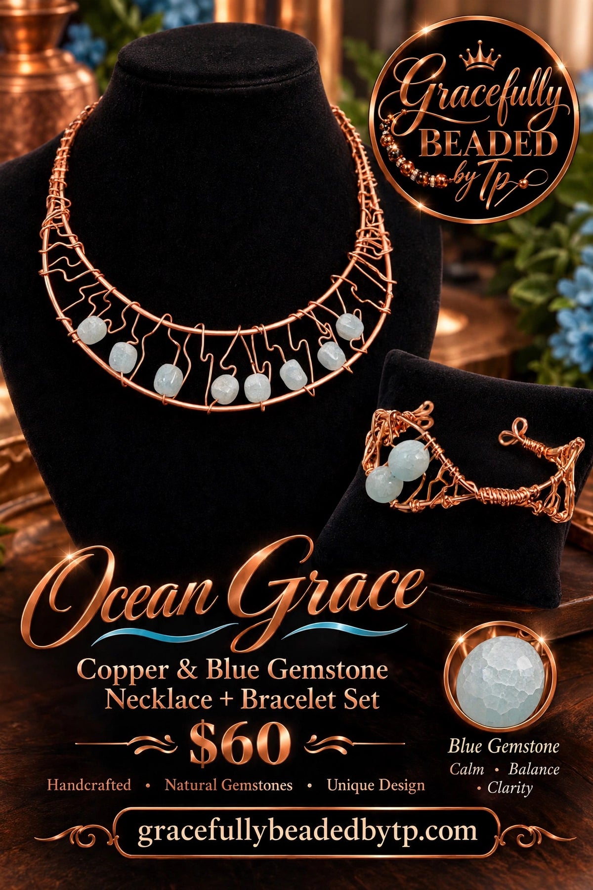 Handmade Ocean Grace set