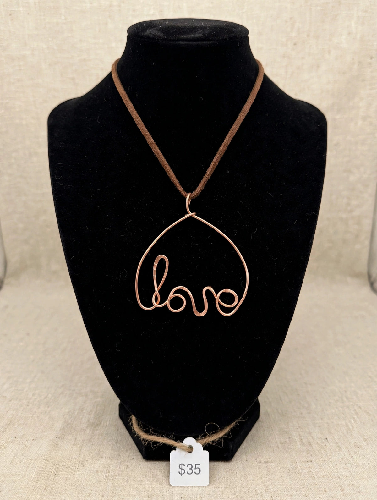Love Copper necklace