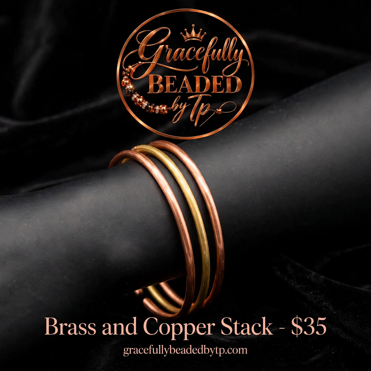 Three Stack Brass & Copper